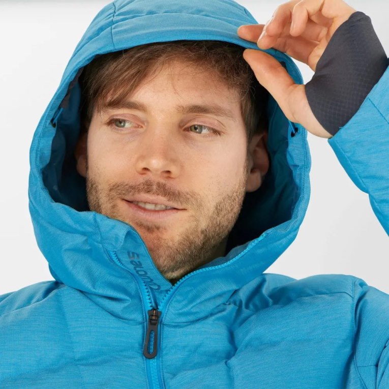 Salomon Snowshelter Insulated Men's Ski Jackets Turquoise | CA 57P34